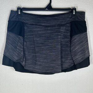 Athleta Black and Gray Women's Skort